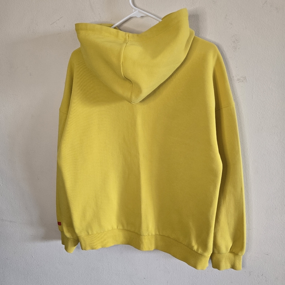 Li-Ning Young N Rich Hoodie Men's M Yellow Retro Graphic Streetwear Gymnast 90s - Picture 4 of 16